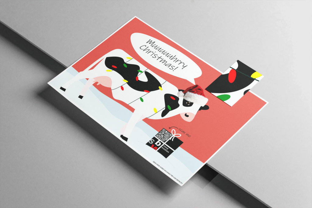 Weihnachtsflyer der SBW NM designed von Janick frey